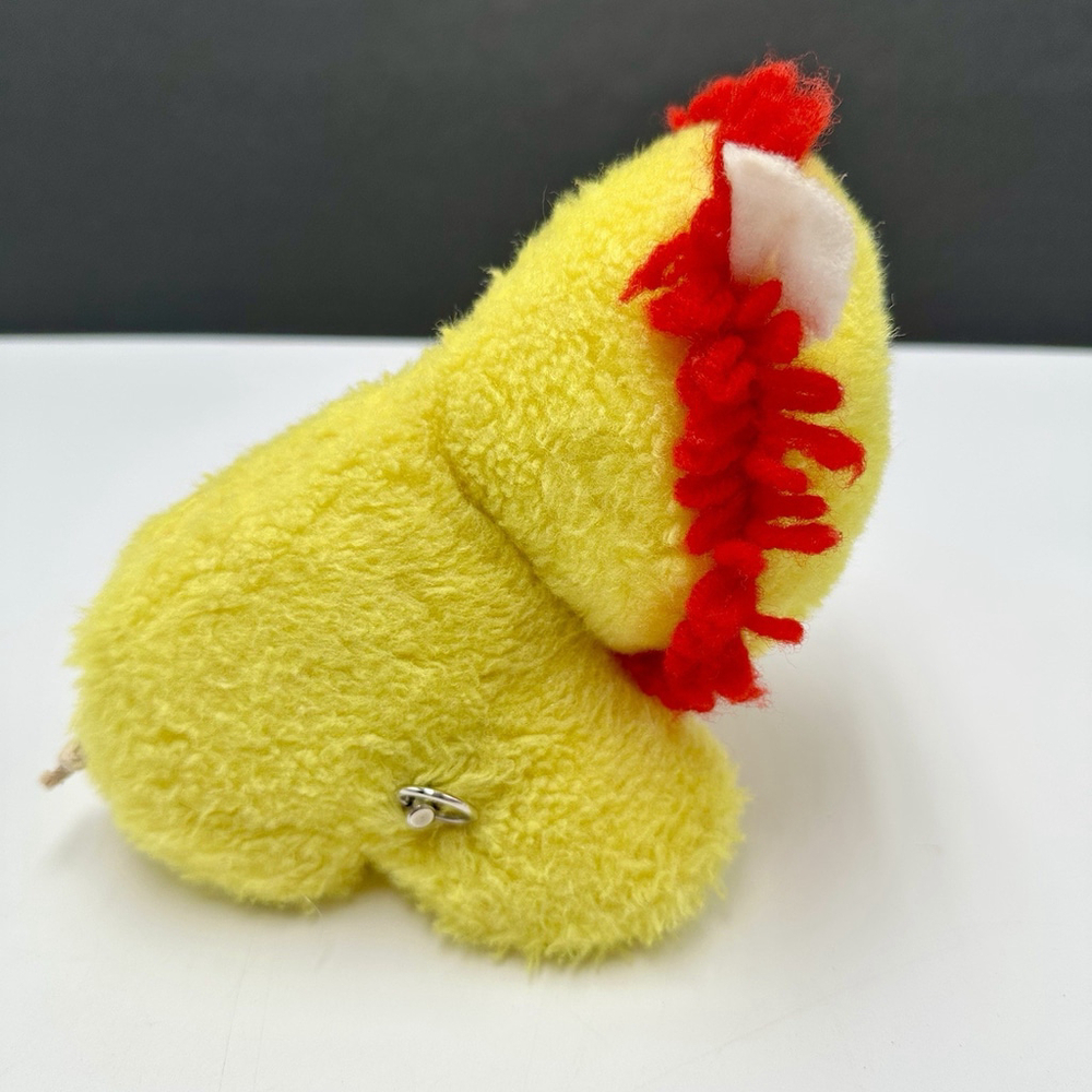 Eden Toys Plush Wind Up Musical Lion Tested Works Vintage 60s 70s RARE - Picture 4 of 12